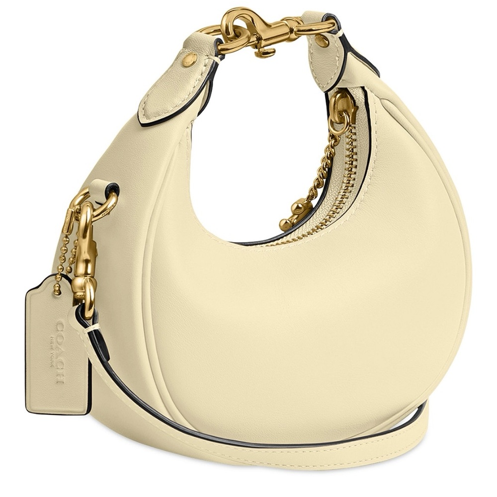 Coach Mini Bag in Cream with Gold Accents - Picture 4 of 5